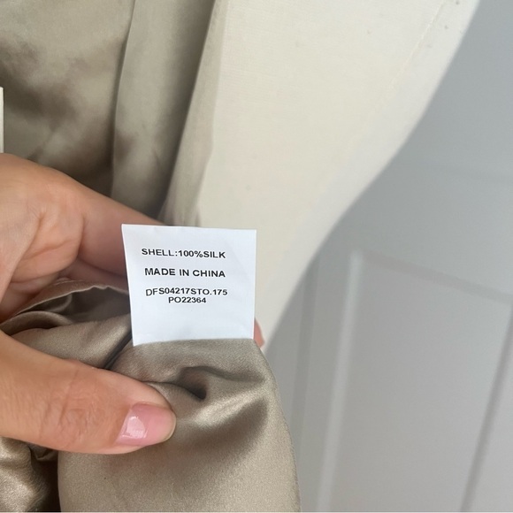 DISSH HARVEY STONE SILK TUNIC TOP size 2 NWT - Picture 8 of 8